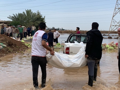 کمک رسانی سیل استان خوزستان